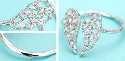 Angel wings adjustable  tail ring