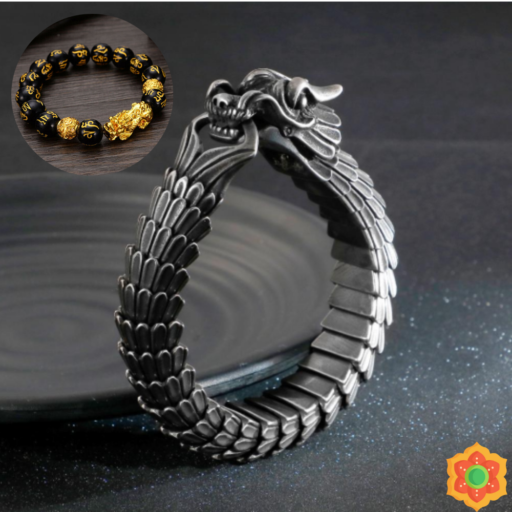 Obsidian bracelet