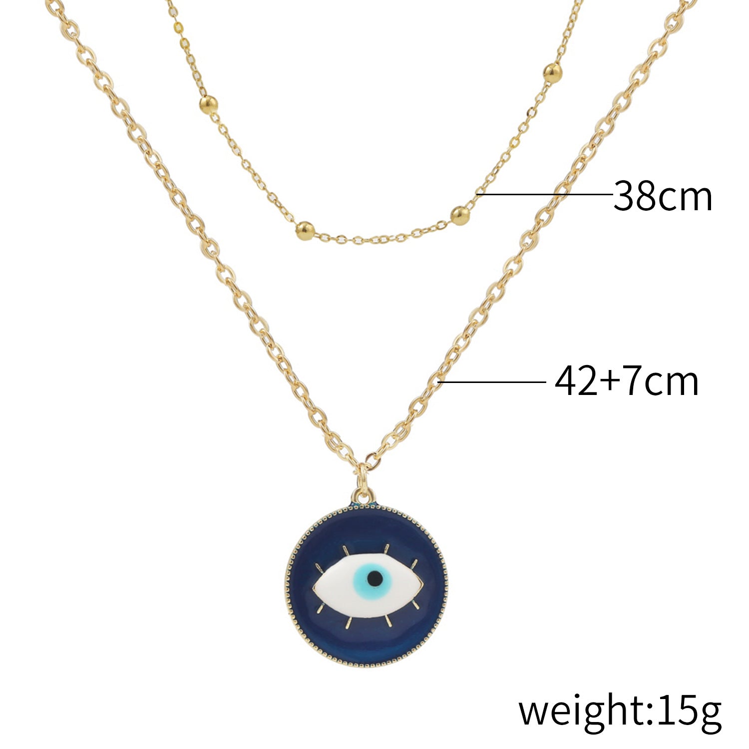 Diamond Third Eye Necklace Female