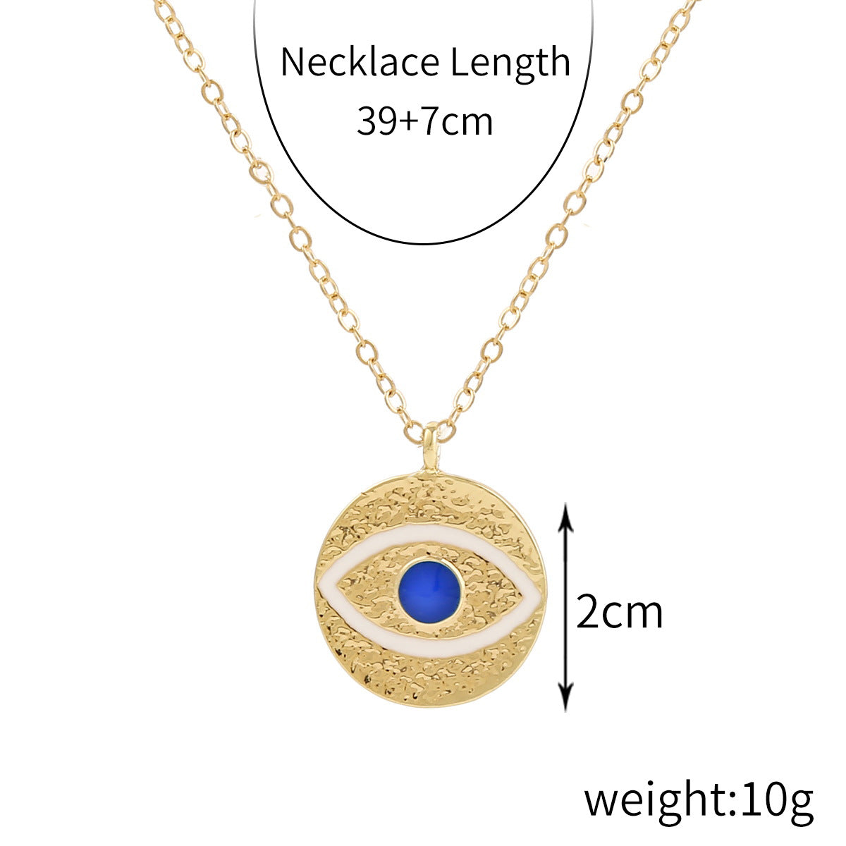 Diamond Third Eye Necklace Female