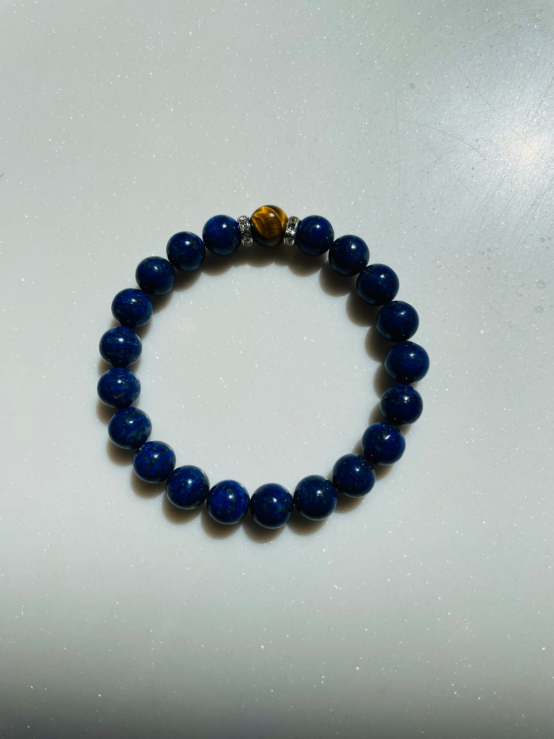 Classy Elite Tigers eye &amp; Lapis Bracelet