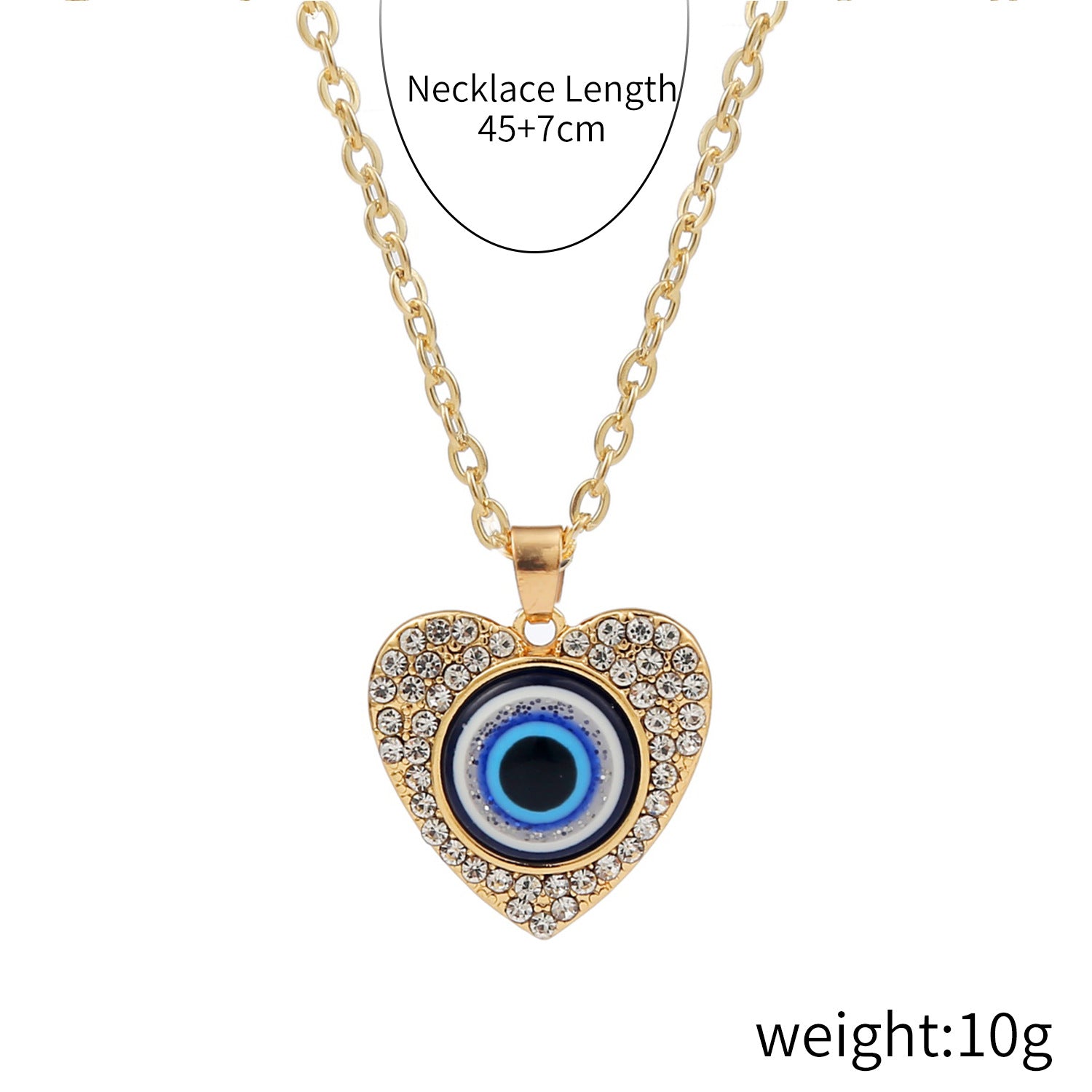 Diamond Third Eye Necklace Female