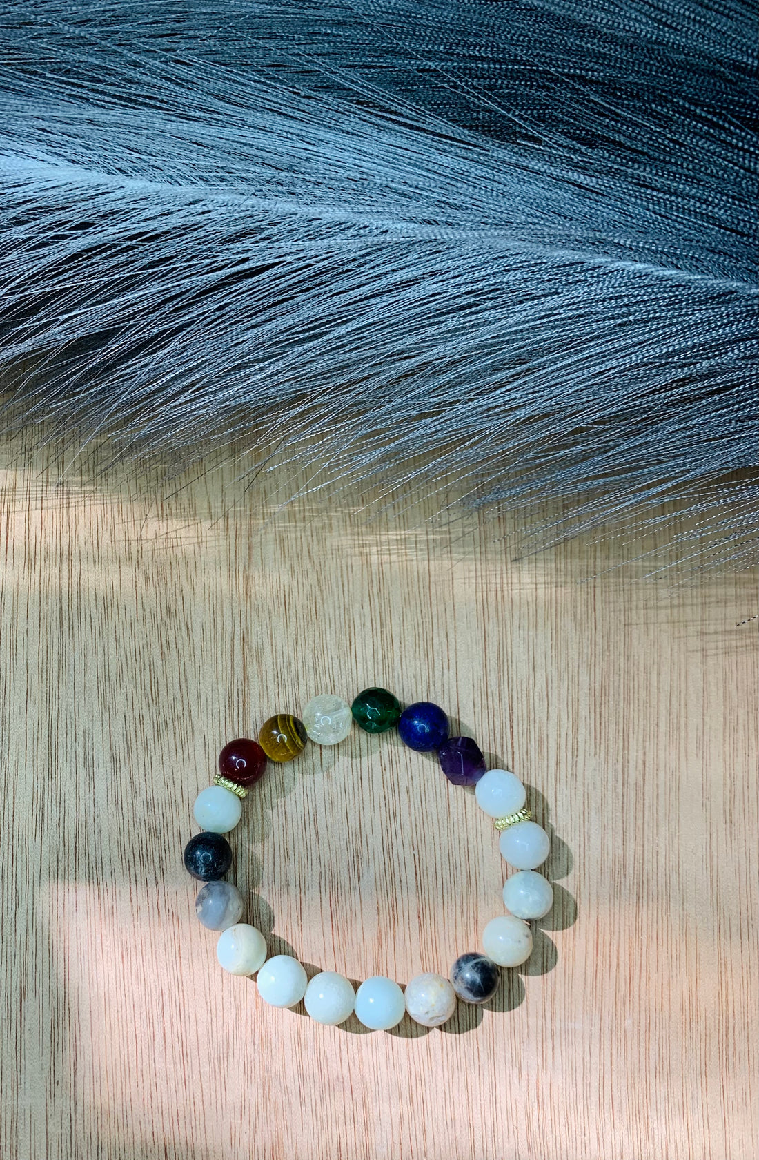 Amazonite Chakra Bracelet | 7 Chakra Bracelet | Hands of Divinity