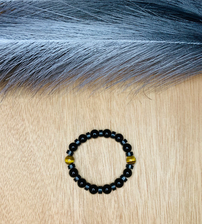 Onyx and Tigers Eye Bracelet | Hands of Divinity