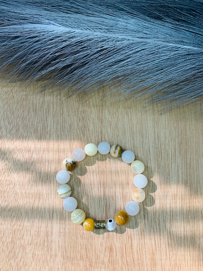 Yellow Agate &amp; Rose Quartz