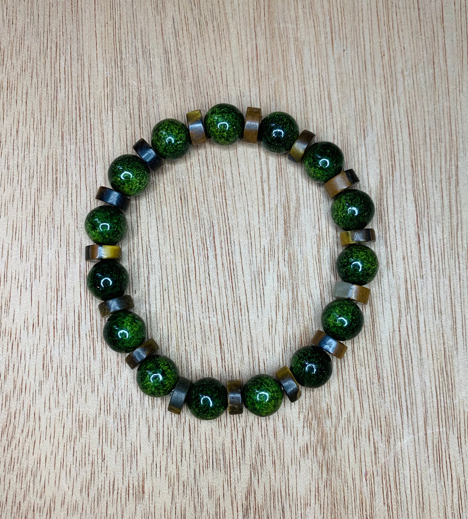 Elite Green Quartzite and Tigers eye